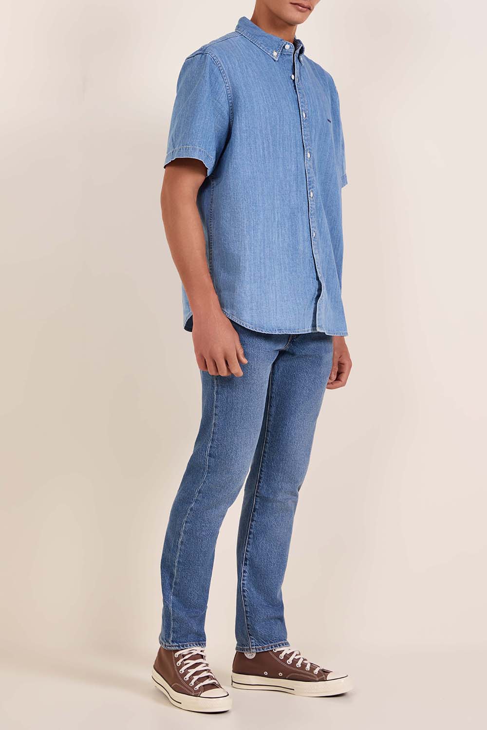 חולצת כפתורים ג'ינס